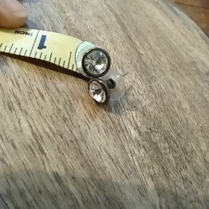 Premier Designs retired Hematite and Crystal studs